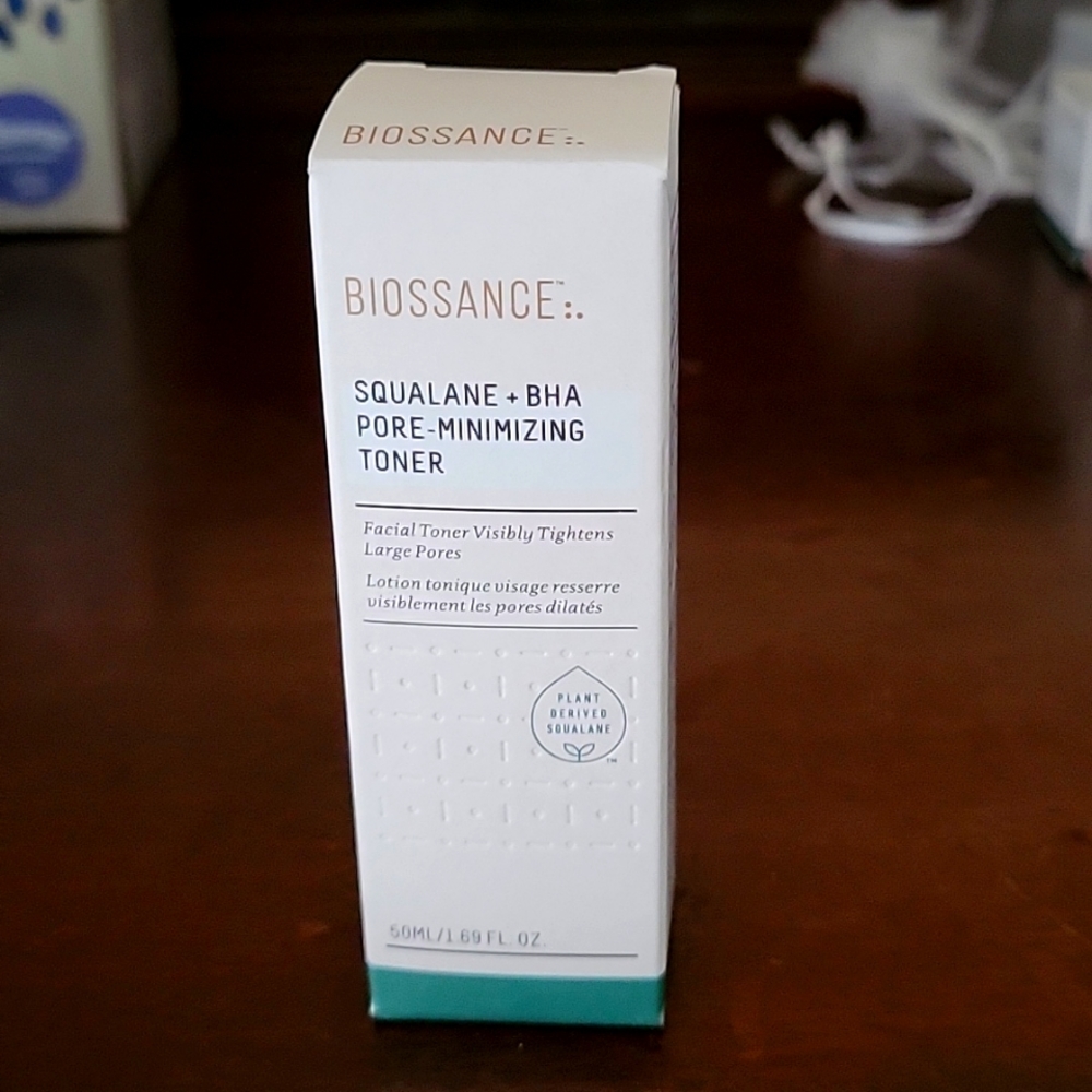 BIOSSANCE Squalane + BHA Pore Minimizing Toner. New and Unopened